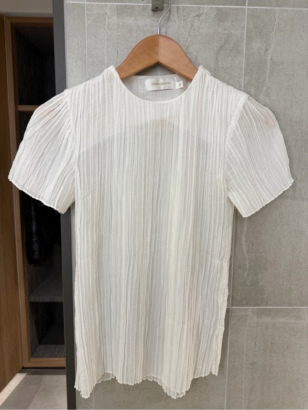 Zimmermann Short Sleeve Blouse